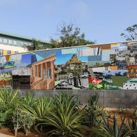 U.S. Embassy Dakar mural by Mickalene Thomas