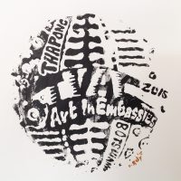 Art in Embassies logo designed by workshop participant.