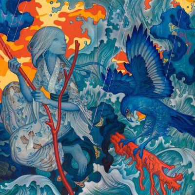 James Jean, Adrift, 2015, Archival pigment-based ink print, Courtesy of the artist, Los Angeles, California