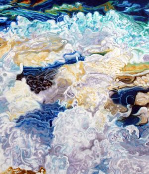 Jan Aronson, Water Series, #15, 2008, Oil on Canvas, Courtesy of the artist, New York, New York