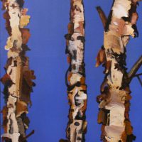 R. Gordon Arneson, Betula Nigra (River Birch), Oil on masonite, Overall: 48 x 30 x 1 in. (121.9 x 76.2 x 2.5 cm), Collection of Art in Embassies, Washington, D.C.; Gift of the Estate of Nancy Long Arneson