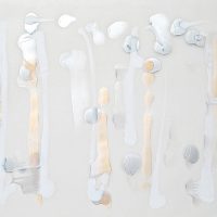 Gudrun Mertes Frady, Skylight # 11, Water-based and metallic medias on mylar, Overall: 19 x 24in. (48.3 x 61cm), Courtesy of the artist, Brooklyn, New York, and Kathryn Markel FIne Arts, New York