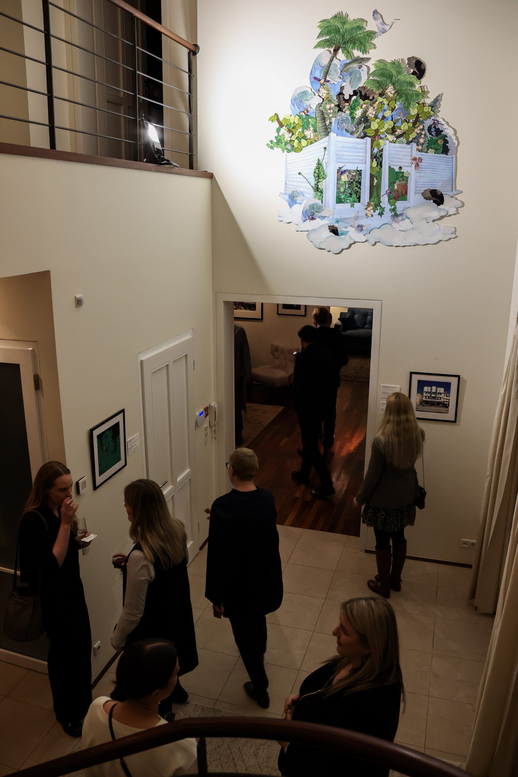 Charlton’s work In Climate and Culture (Compromise Series) was created specifically for the Art in Embassies exhibition in the Residence in Vilnius.