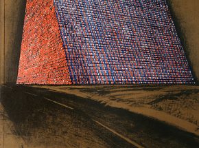 Texas Mastaba (Project for 500,000 Stacked Oil Drums)