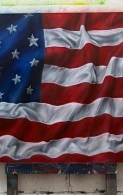 USA Flag Waving