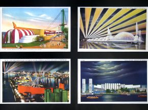 Set of four views, 1933 Century of Progress Exposition, Chicago
