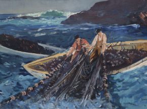 Hauling the Nets Off Straitsmouth